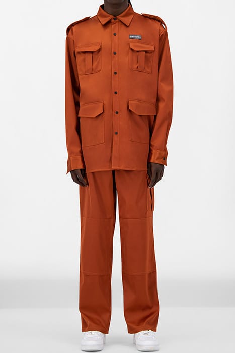 RUST JAVAN SATIN JACKET 1