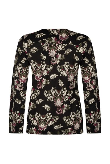 BLOUSE-STYLE SHIRT IN MODAL-COTTON JERSEY MULTICOLOR 2
