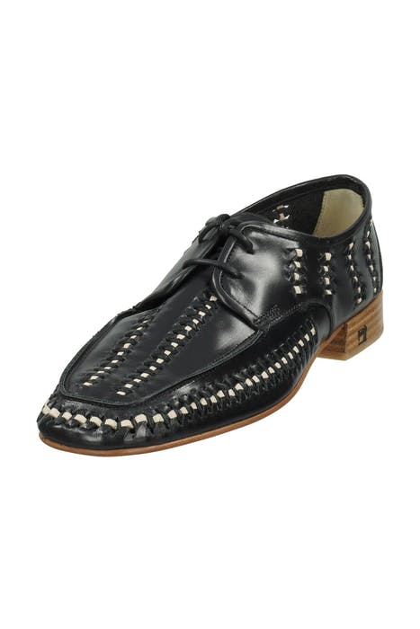 BLYTHE - LOW LACE SHOE BLACK 4