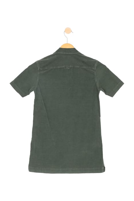 VELOURS DRESS GREEN 2