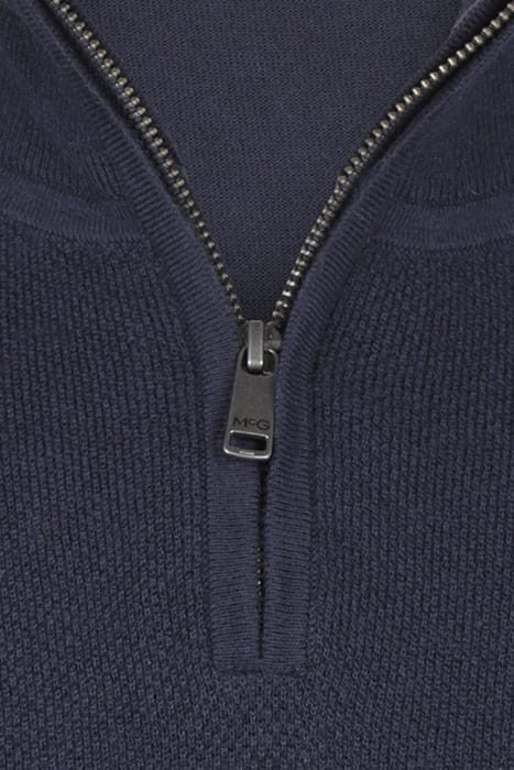 MCG ZIP MOCK SWEATER CLASSIC NAVY 3