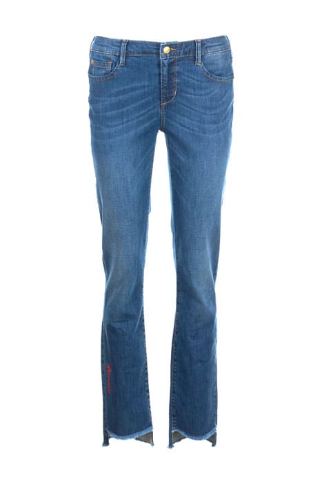5-POCKET STRAIGHT RAWCUT BLUE 1