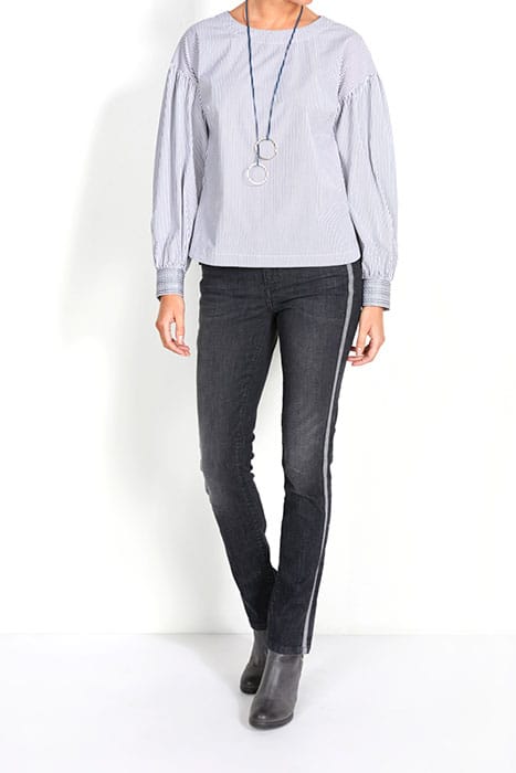 LOOSE SHIRT LS WRINKLES GREY 2