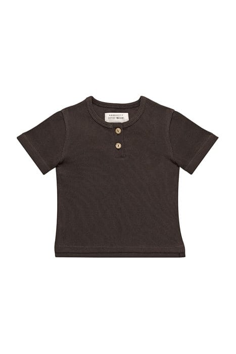 SHIRT RIB BROWN 1