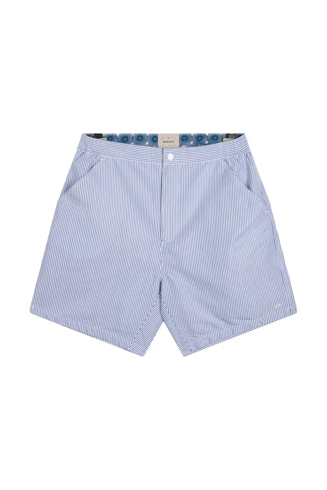 BATTEN STRIPE SWIM SHORTS BLUE 1