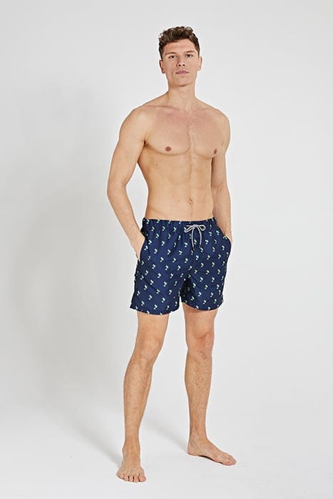 MEN SWIMSHORT SHIWI PALM DARK NAVY 2