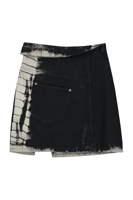 SHIBORI DENIM HUNA SKIRT 5