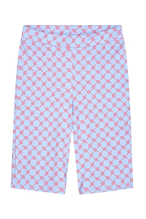 BLUE RED MONOGRAM KYCLING SHORTS 2