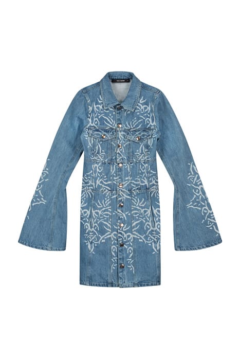 LIGHT LAZERED DENIM JAWARE JACKET 4