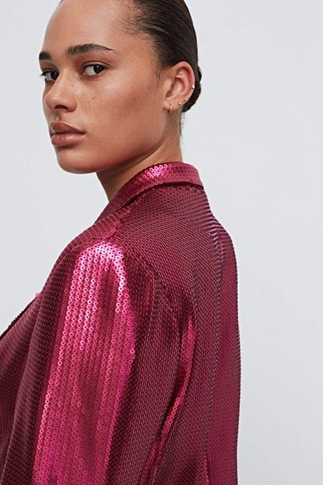SEQUIN BLAZER BUBBLE GUM PINK 4