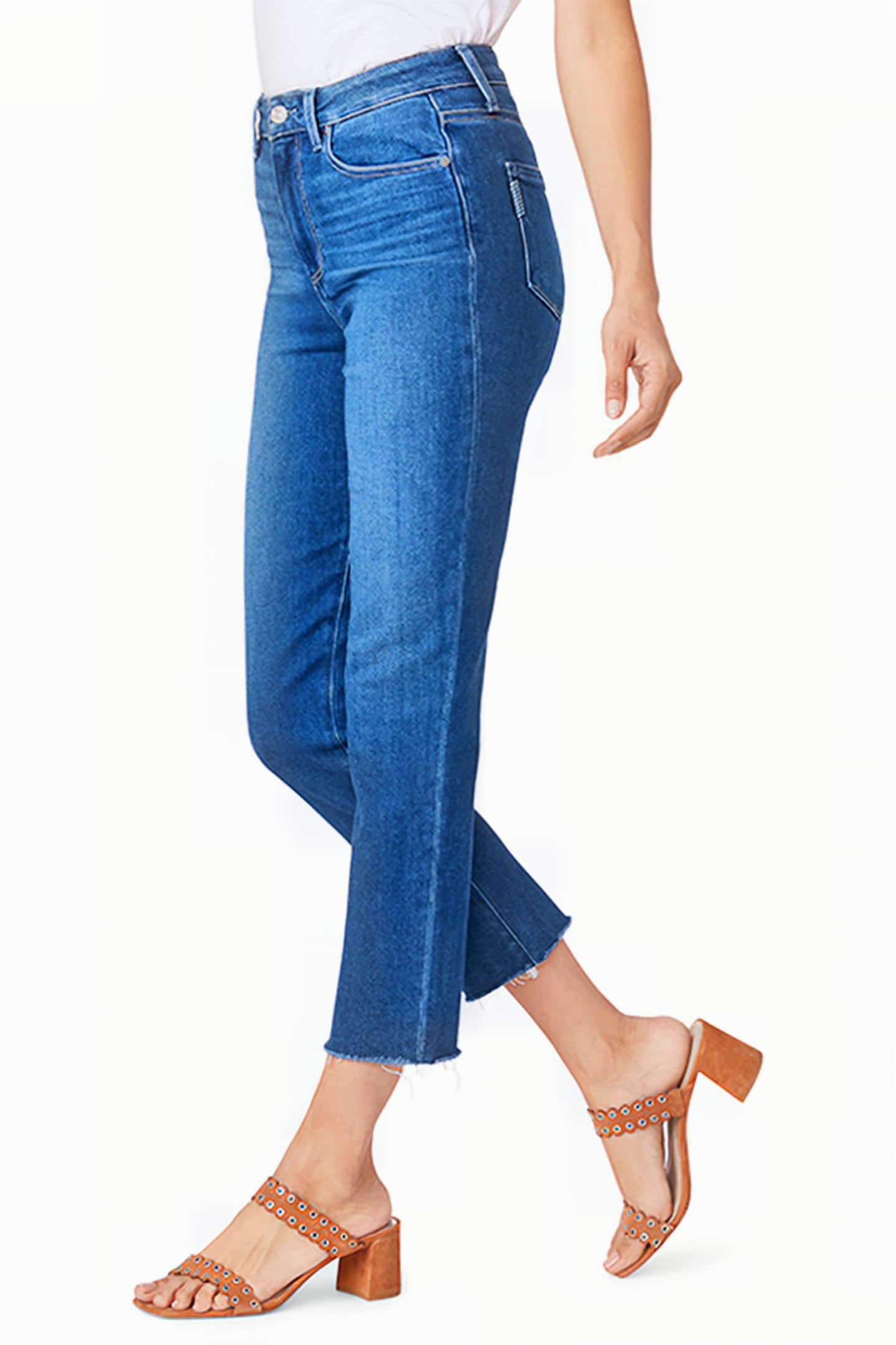 SARAH SLIM CROP RAW HEM STARCROSSED 3