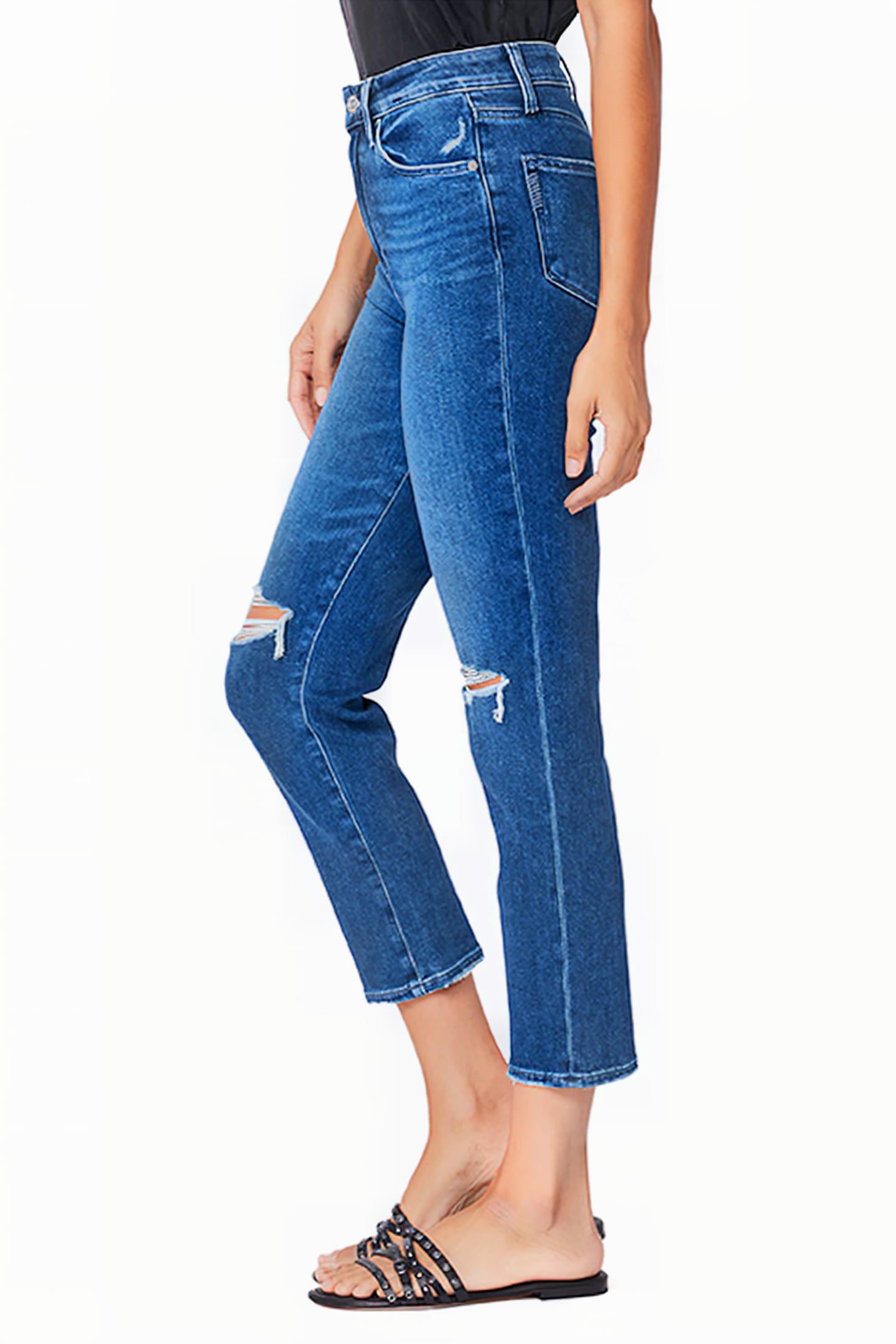 SARAH SLIM CROP STARGAZE DISTRESSED 3