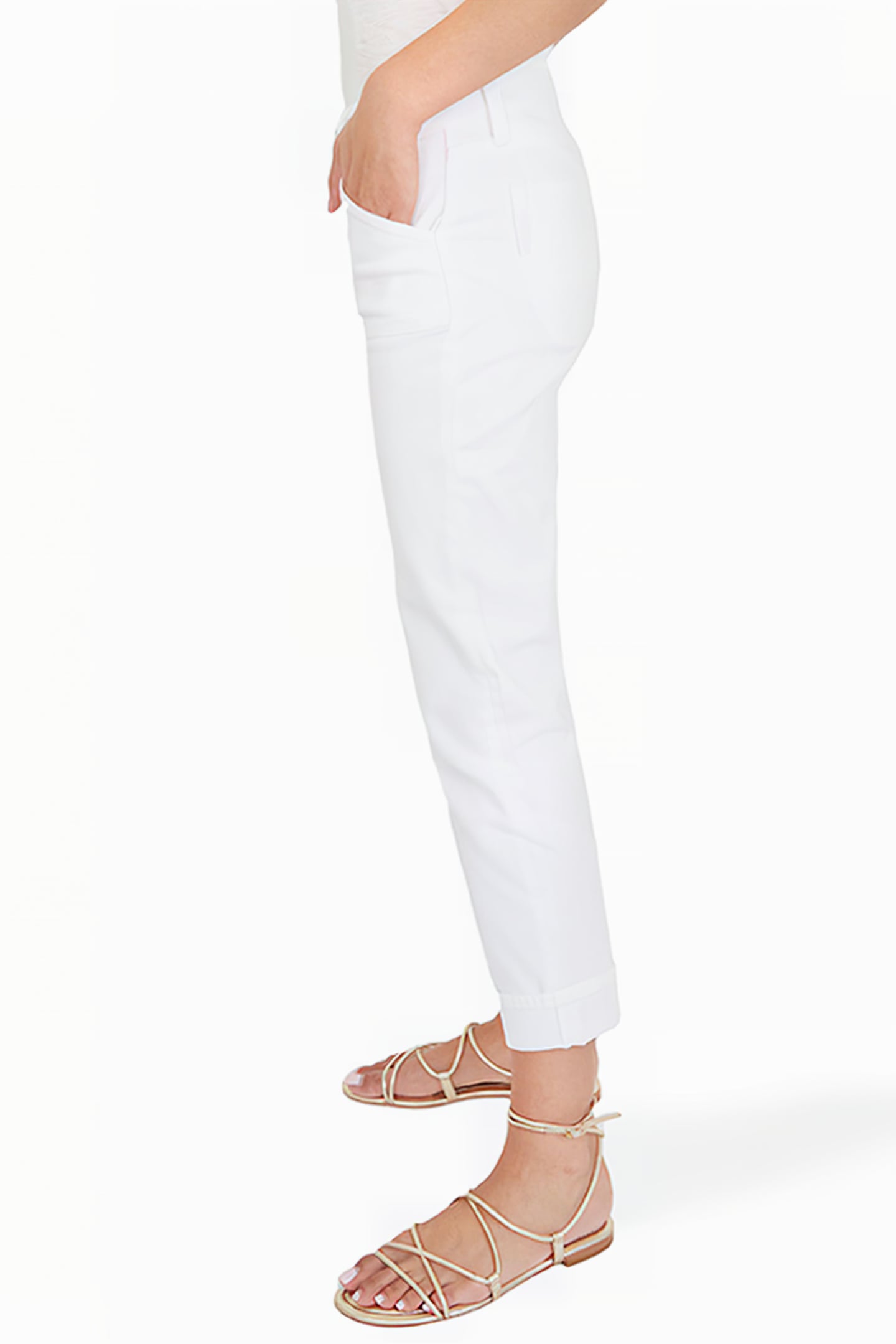BRIGITTE FASHION PATCH PKT CRISP WHITE 3