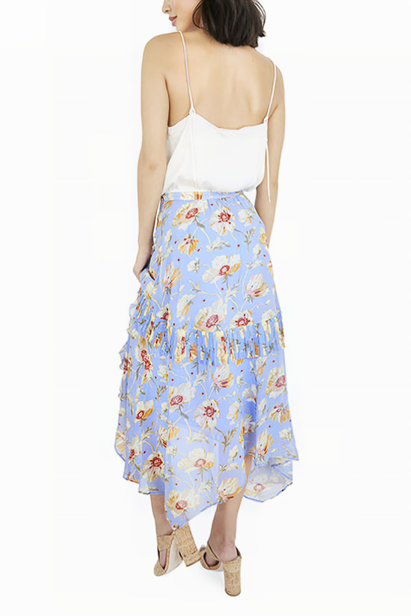 MABEL SKIRT DREAM BLUE- POPPY MEADOW 3