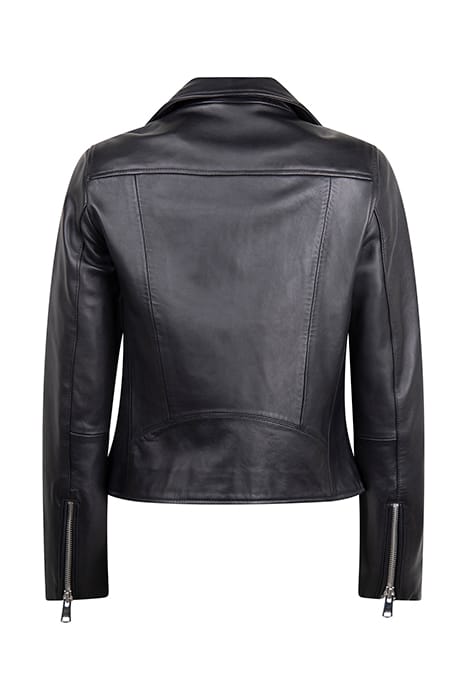 GEO LEATHER BIKER JACKET 2