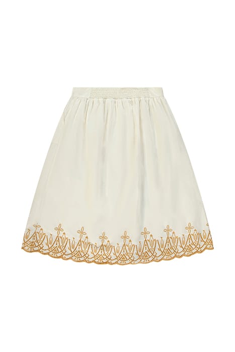 FERN EMBROIDED SKIRT NAT 2