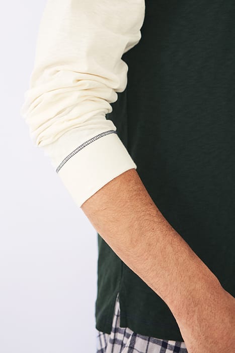 ROBBIE RAGLAN TEE GREEN MULTI 4