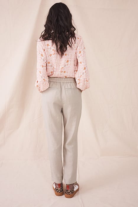 MADDIE LINEN TROUSER GREY 3