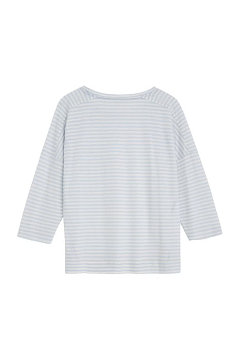 LENNOX LINEN JERSEY TEE BLUE MULTI 6