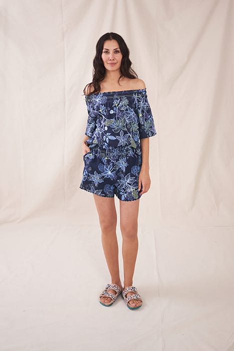 SKYE SCALLOP SHORT NAVY MULTI 4