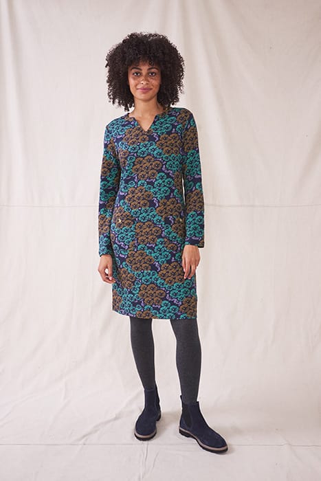 BEA DRE TEAL PRINTED 1