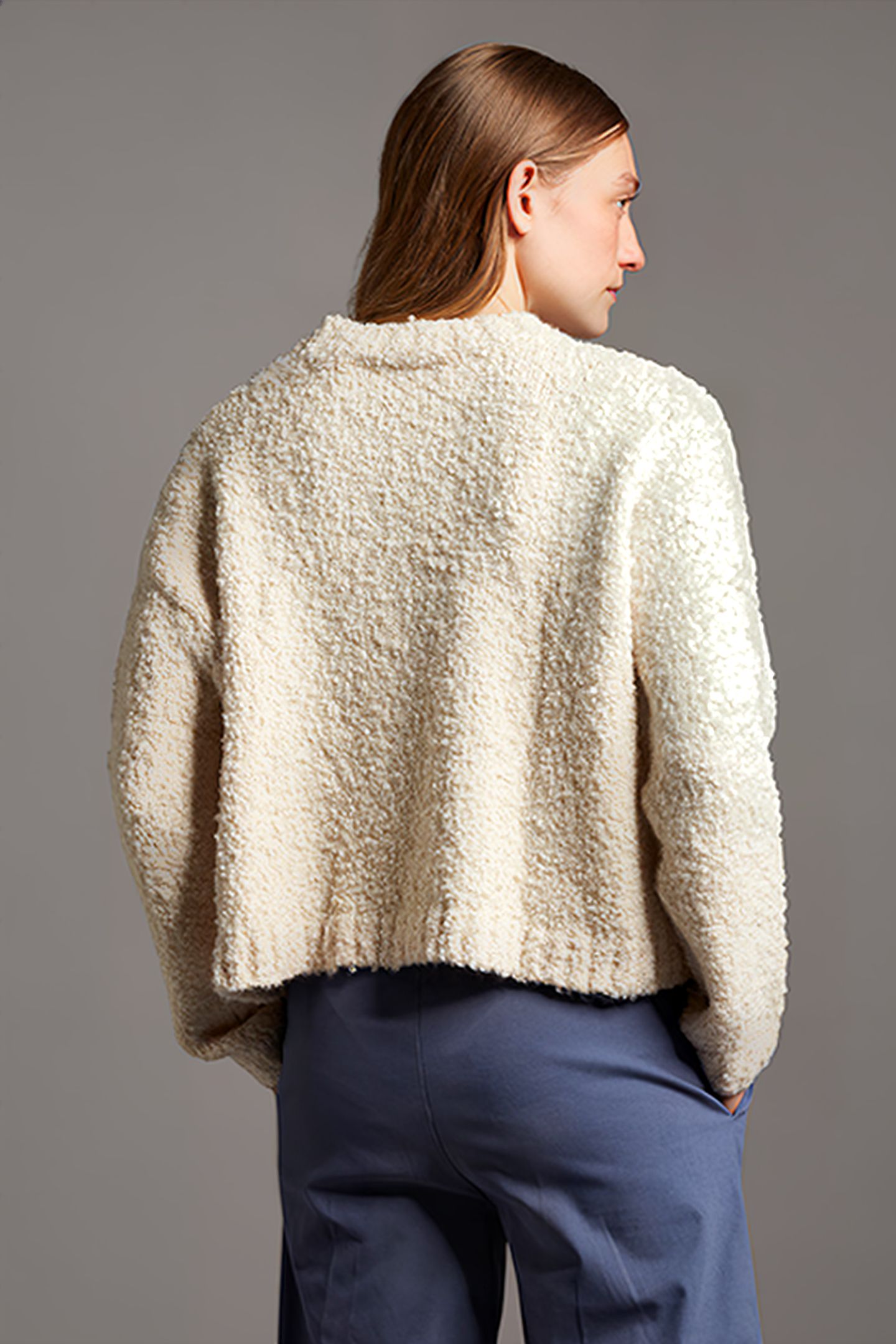 BOUCLE JUMPER VANILLA 2