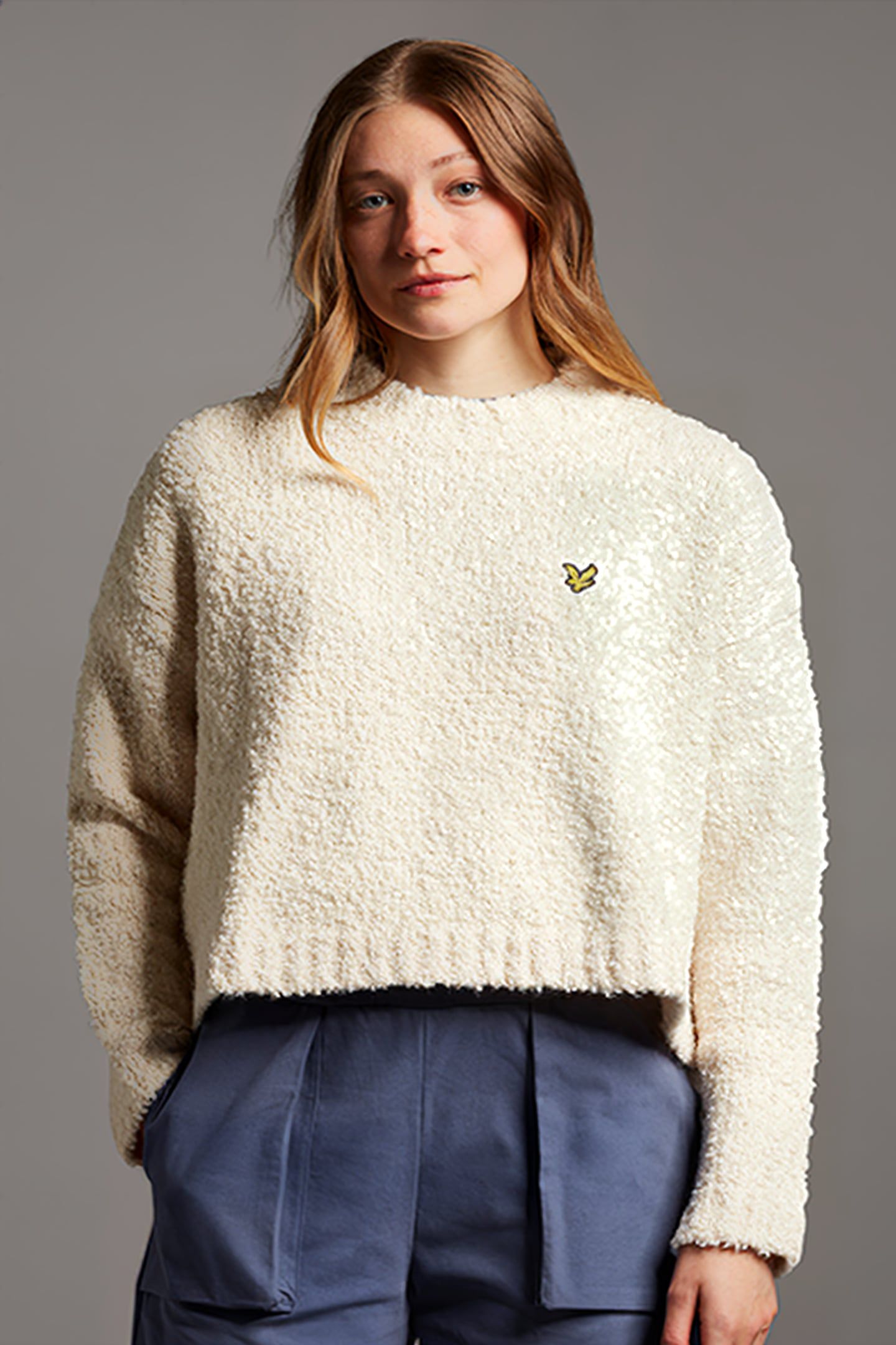 BOUCLE JUMPER VANILLA 1