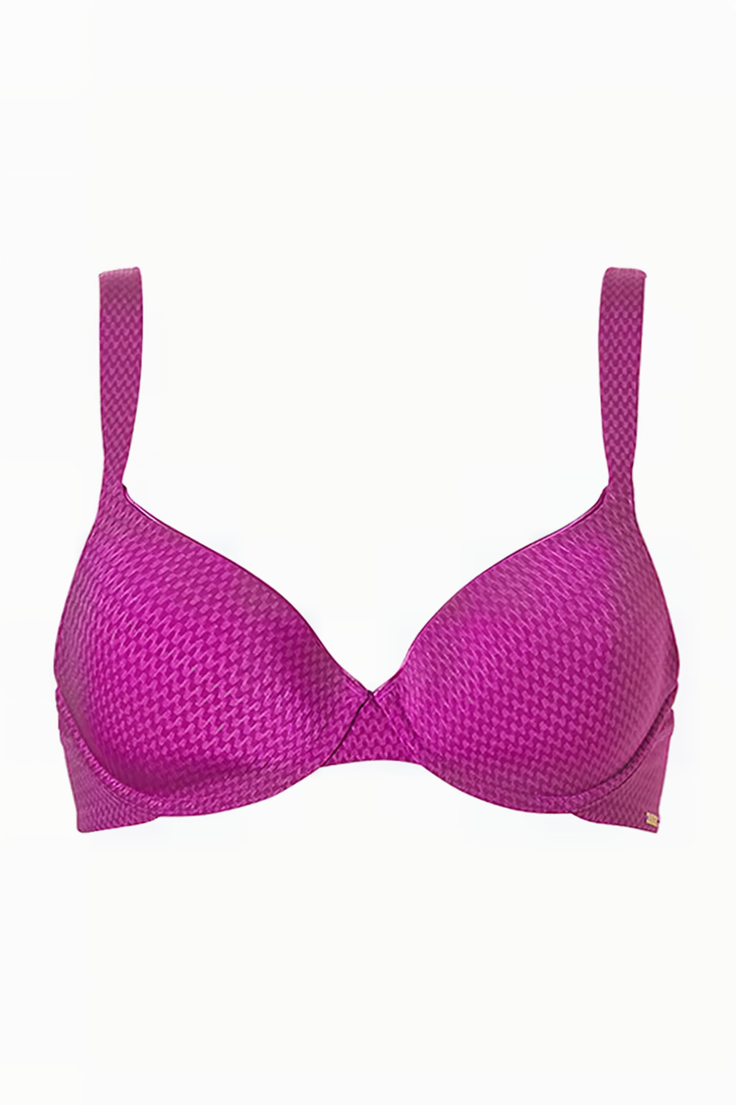 LI BRA T-SHIRT LINDSEY WAVE TYRIAN PINK 1