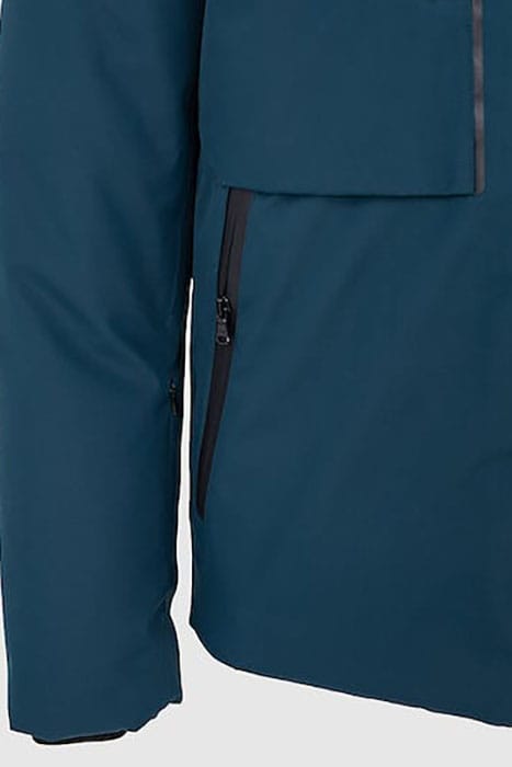 TEAL BLUE WATERPROOF PADDED JACKET 3