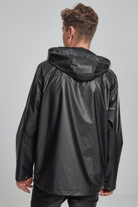 LIGHT PULL OVER JACKET BLACK 3