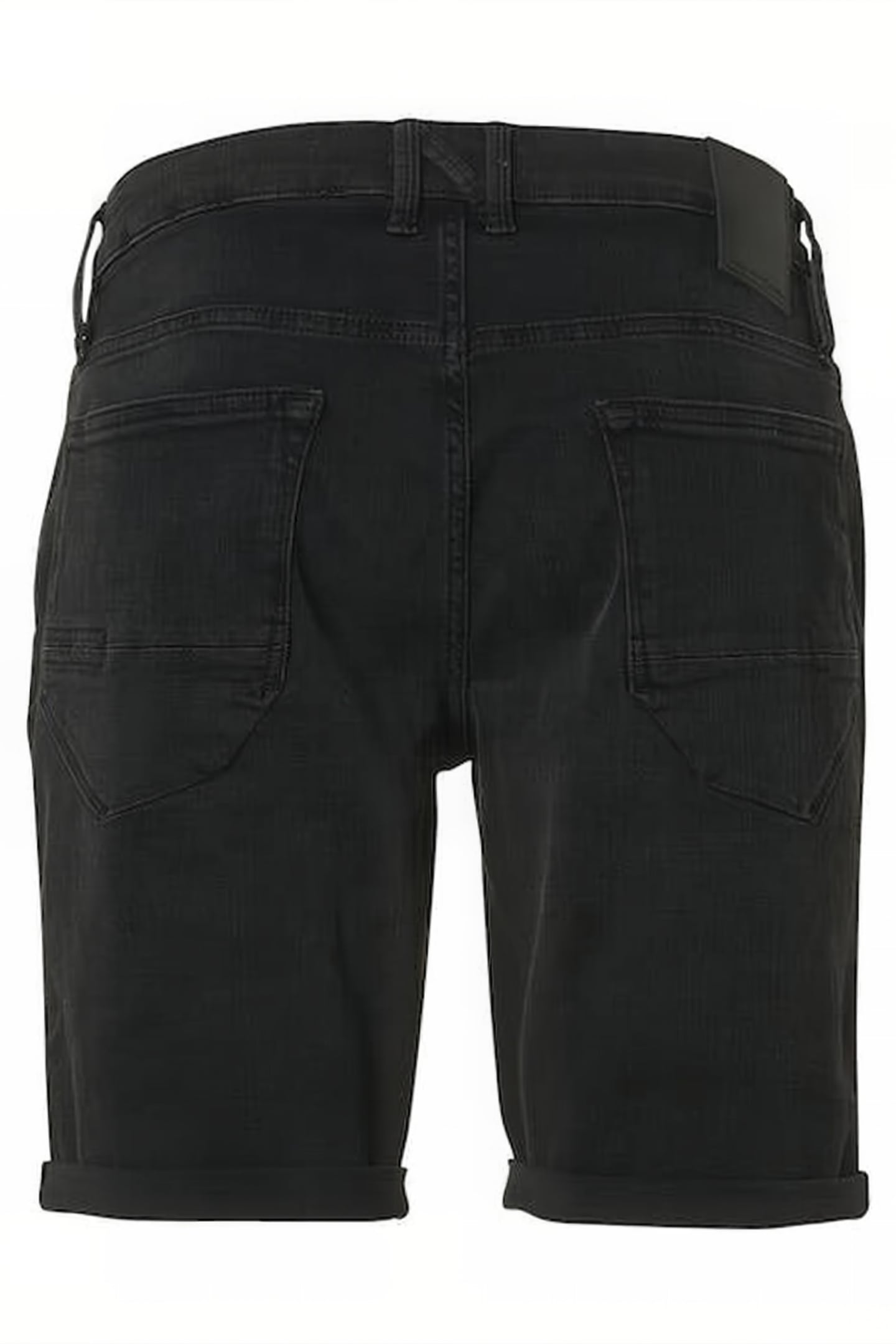 SHORT BLACK DENIM STRETCH RESPONSIBLE CHOICE BLACK DENIM 6