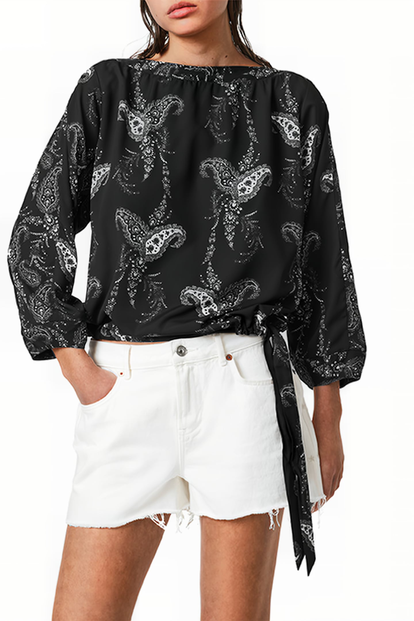 LACI KASHMIR TOP BLACK 1