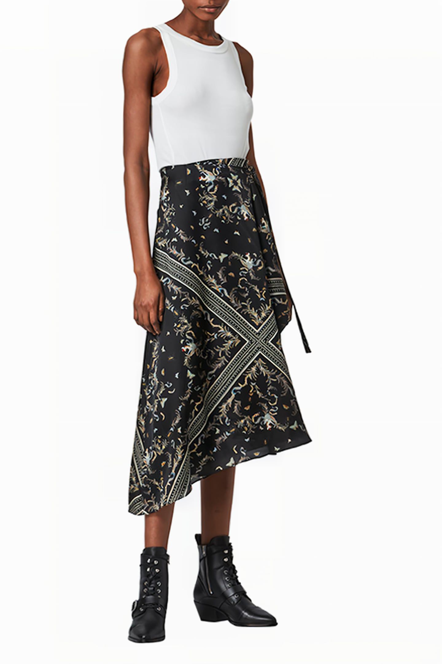 MAIA ASSAM SKIRT BLACK 2