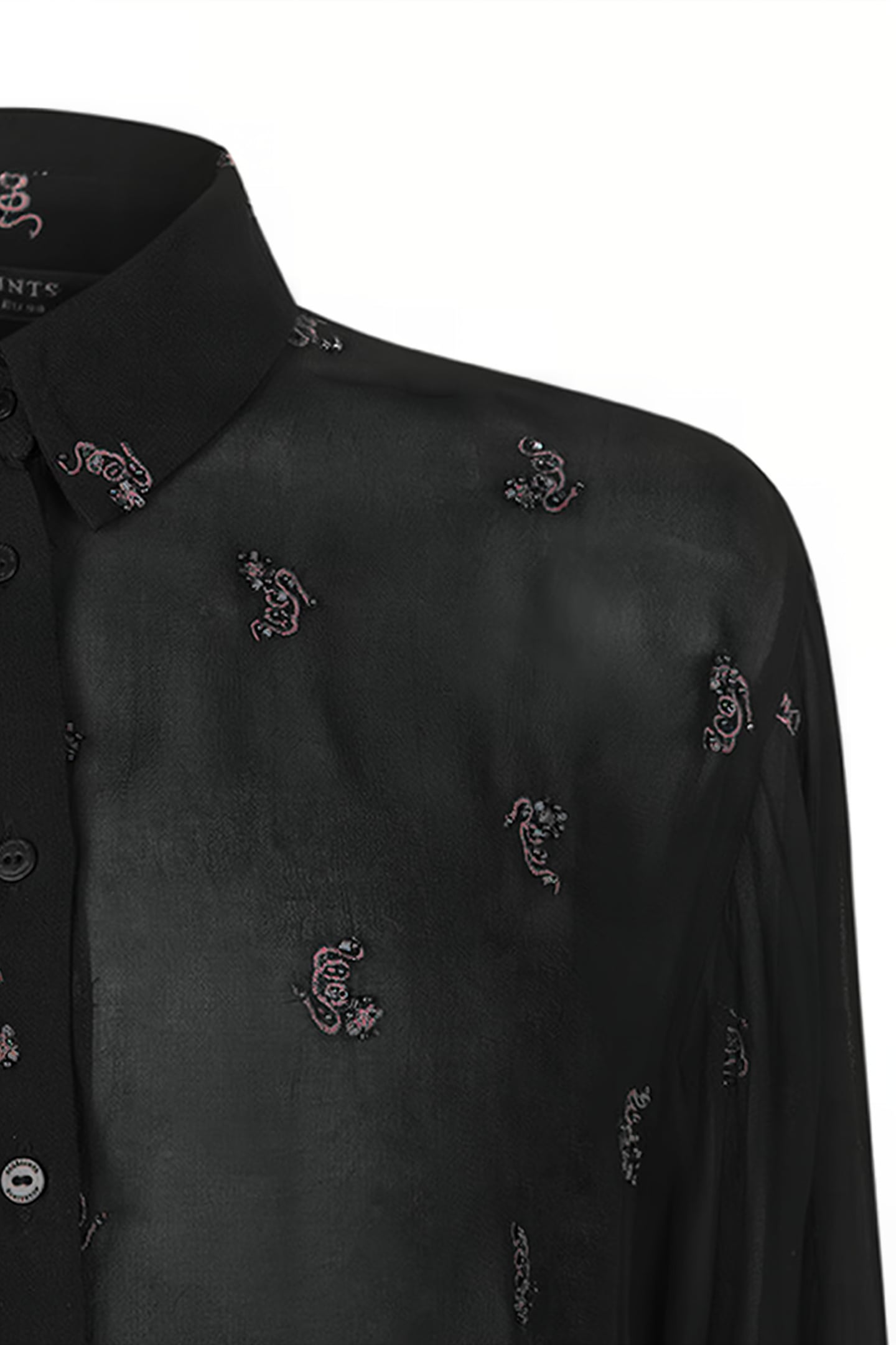 MARIANNA SNAKE SHIRT BLACK 5
