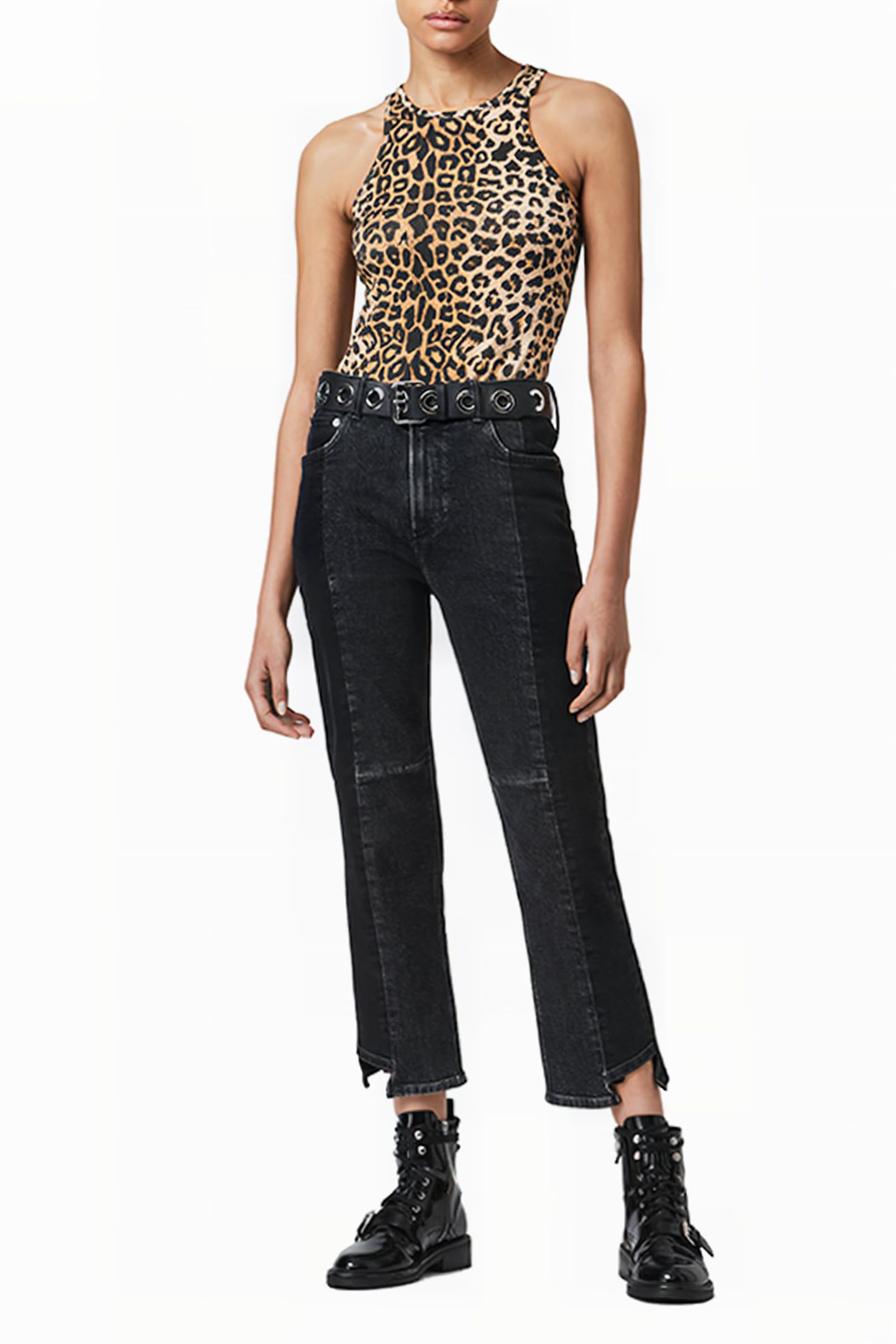 KIM TWOTONE JEAN BLACK 2