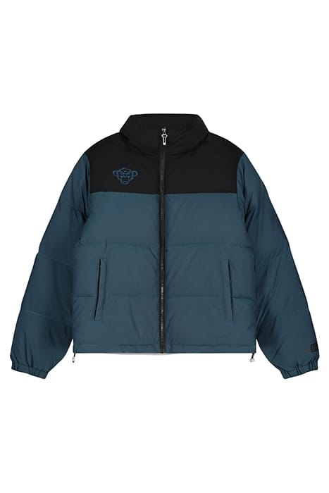 WOMEN CROWN PUFFER DARK GREEN/BLACK 2