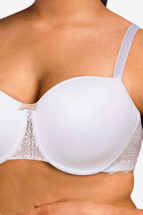 CO BRA TSHIRT HALF CUP MEMORY WHITE WHITE 4