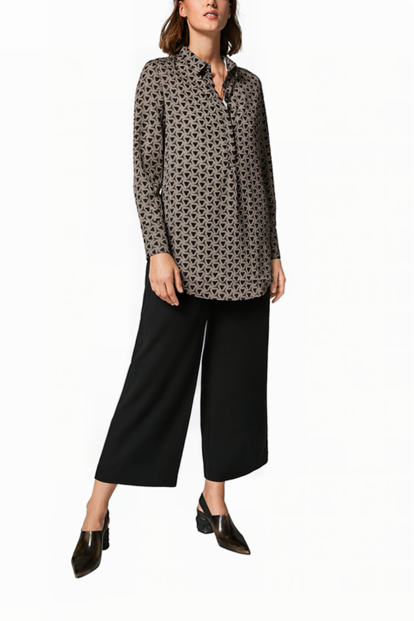 BLOUSE GREY/BLACK 3