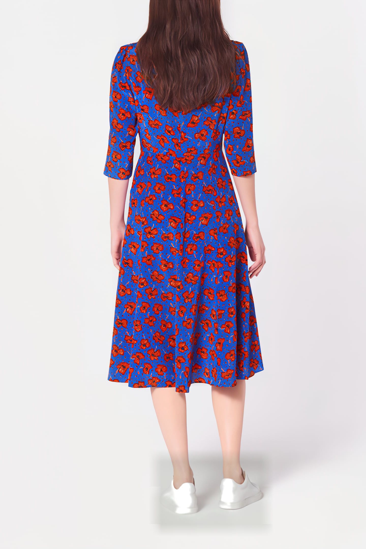 ALICIA MIDI DRESS POPPY 3