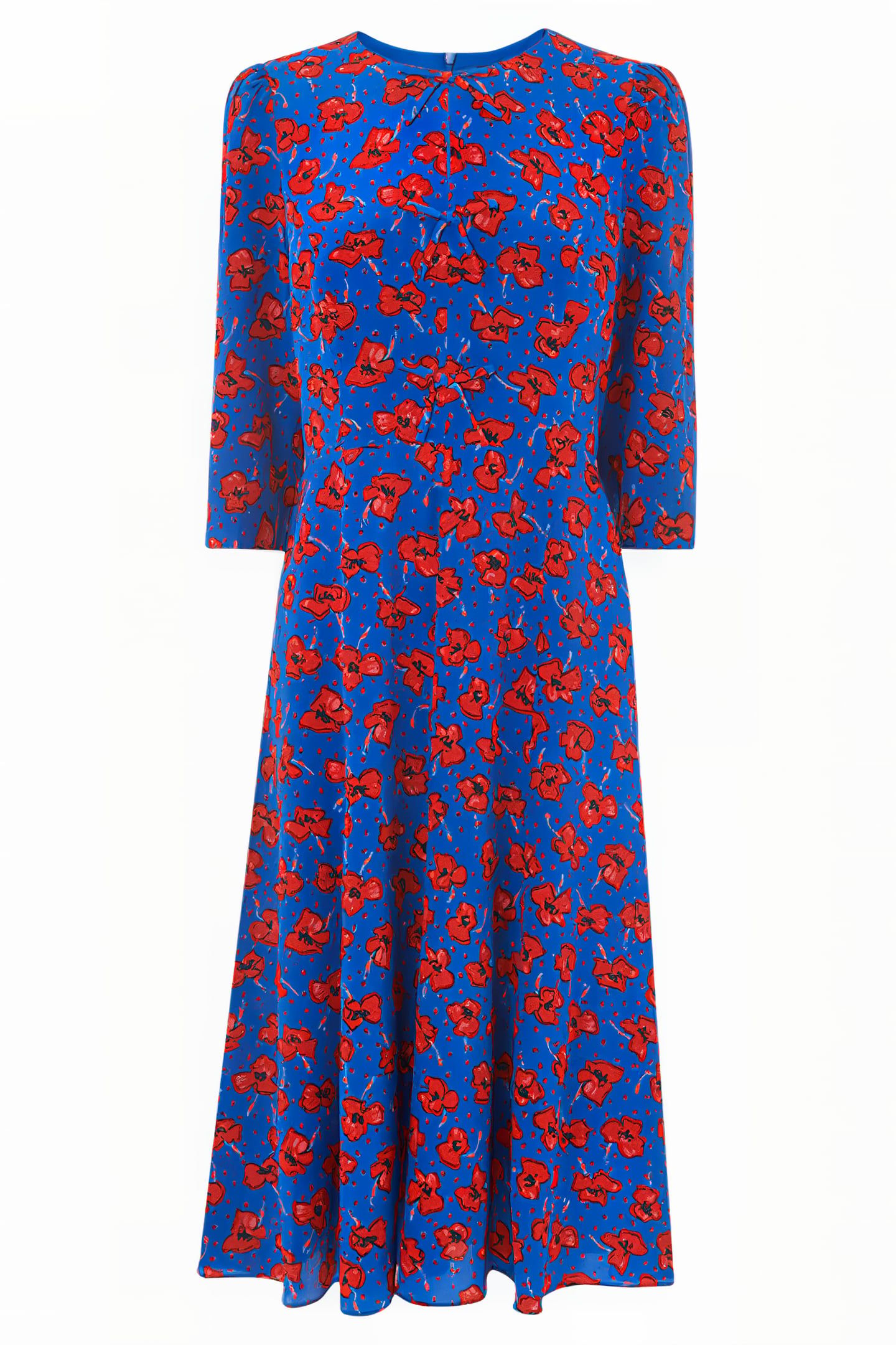 ALICIA MIDI DRESS POPPY 1