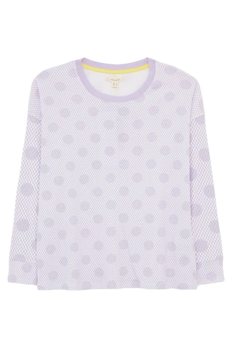 DULCY DROPPED SHOULDER TEE LIGHT PURPLE 1