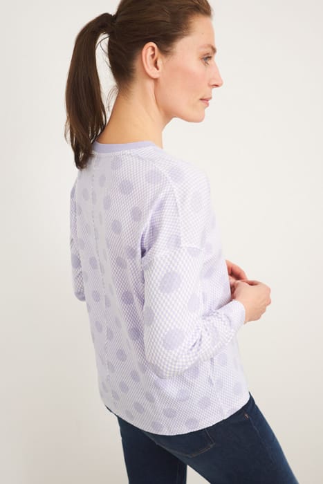DULCY DROPPED SHOULDER TEE LIGHT PURPLE 3