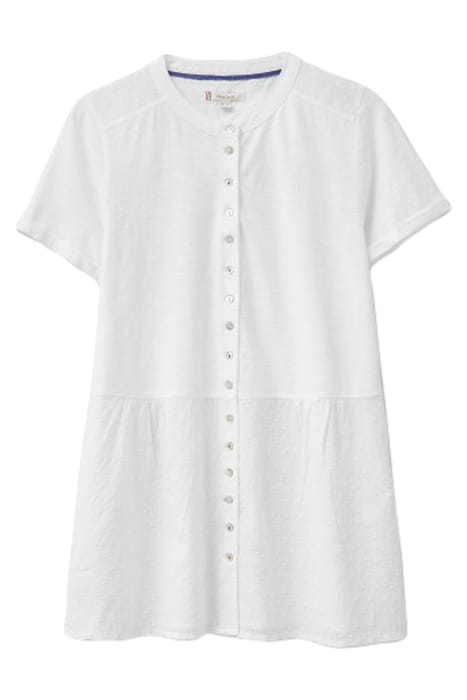 LORENNA LONGLINE JERSEY SHIRT BRILLIANT WHITE 1