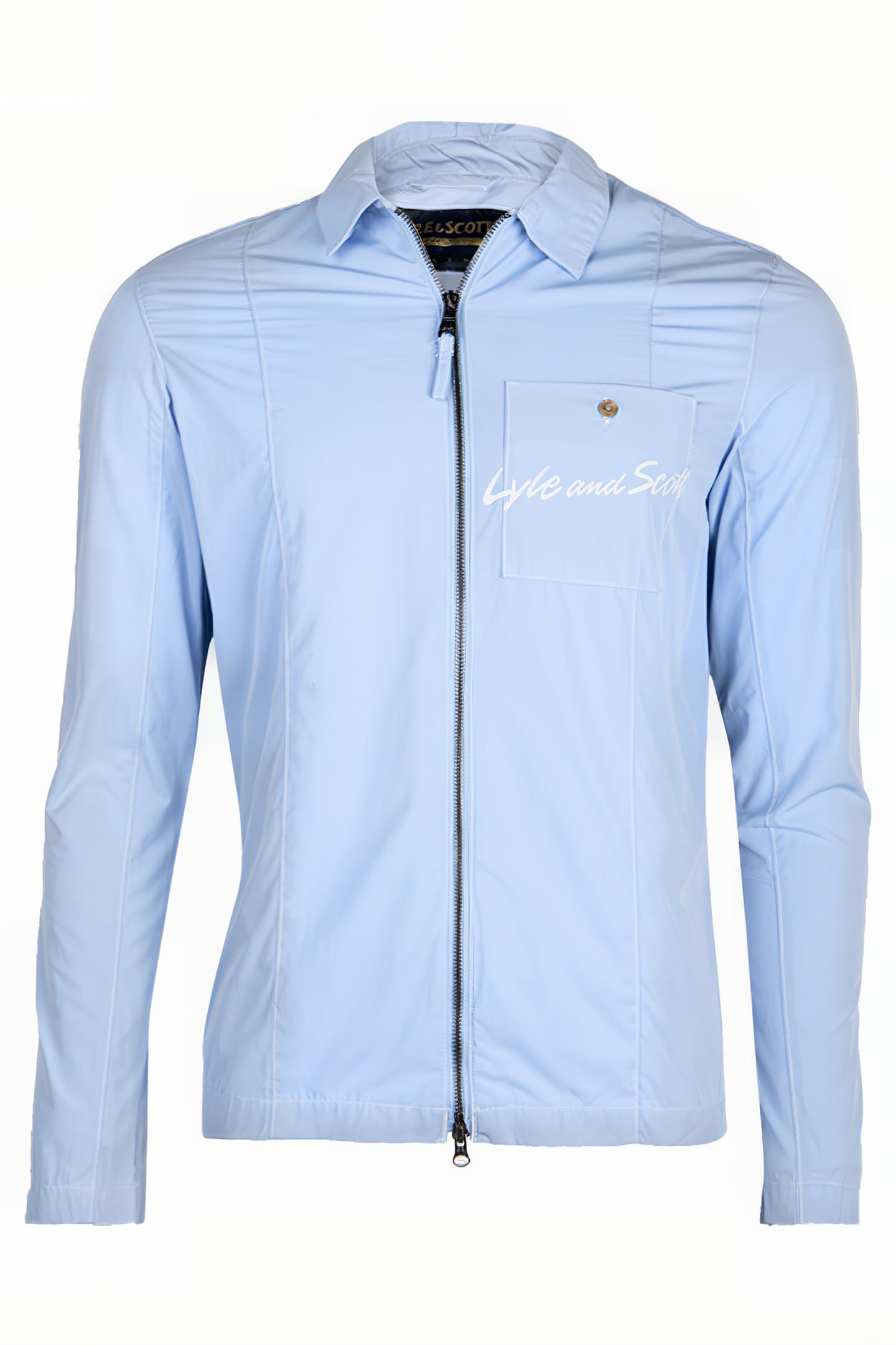 PANELLED OVERSHIRT BLUE WATER 1