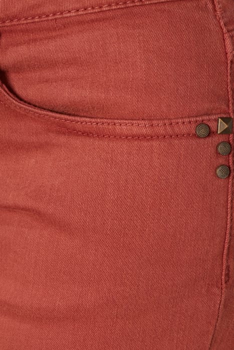 FITTED DENIM PANTS RED 5