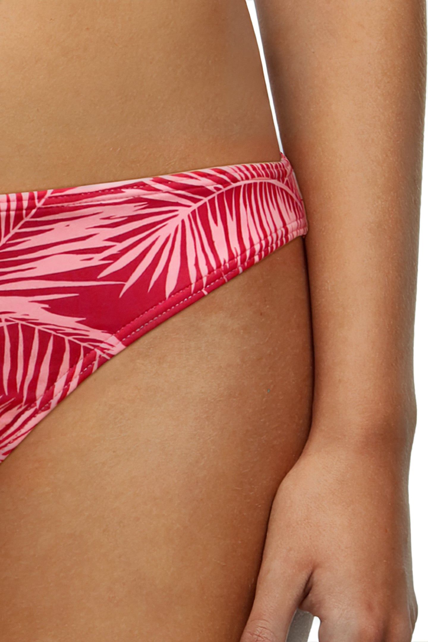 SW BO. BRIEF RIO PALM LEAF RED PLUM RED PLUM 3