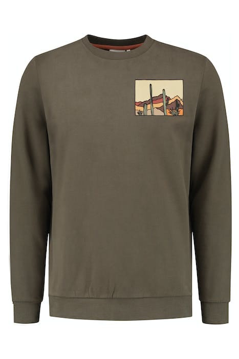 MEN CANYON SWEATER COOL KHAKI 1