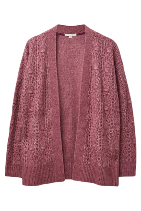 BELONGING STITCH CARDI  PINK 1