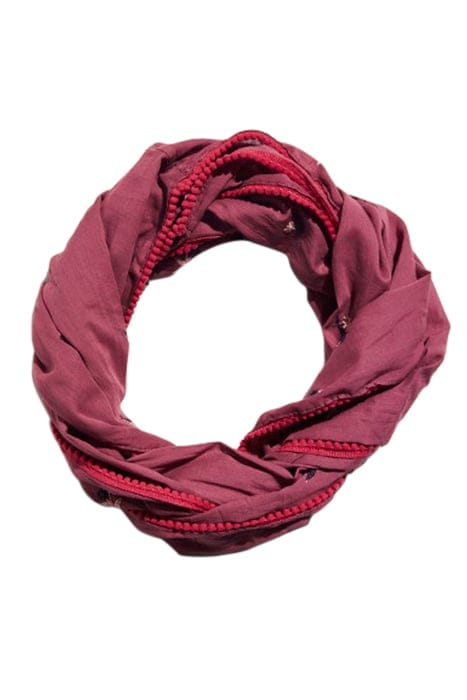 CRAFT EMBROIDERED SNOOD PINK MULTI 1