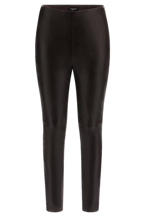 MARCIANO BY GUESS HIGH WAIST COY LEGGI BURNT WOOD LEATHER PA 6